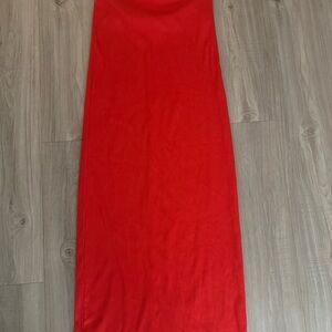 Elegant Red Women's Dress
